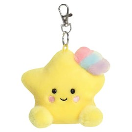 AURORA, 34190, Palm Pals Pisces Shooting Star Clip-On, 10cm, Soft Toy, Yellow