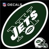 Jets 8" Logo Decal with Bonus Decal Flat Vinyl Reusable