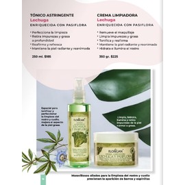 CREMA LIMPIADORA DE LECHUGA ENRIQUECIDA CON PASIFLORA 350 GR.