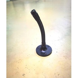 Microphone Podium Mount with 6"Mic Gooseneck Arm,Podium Microphone Holder, Mic Stand Desk with Flexible Arm, 5/8 Male,Ideal for Various Mounting Devices&Black