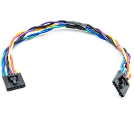 Micarun 6 Pins Instrument Cluster Gauges Jumper Connector Wiring Harness Pigtail Plug for Freightliner Cascadia 2008-2017, Coronado 2001-2020, Columbia 2000-2020 8014584005 A22-61849-101