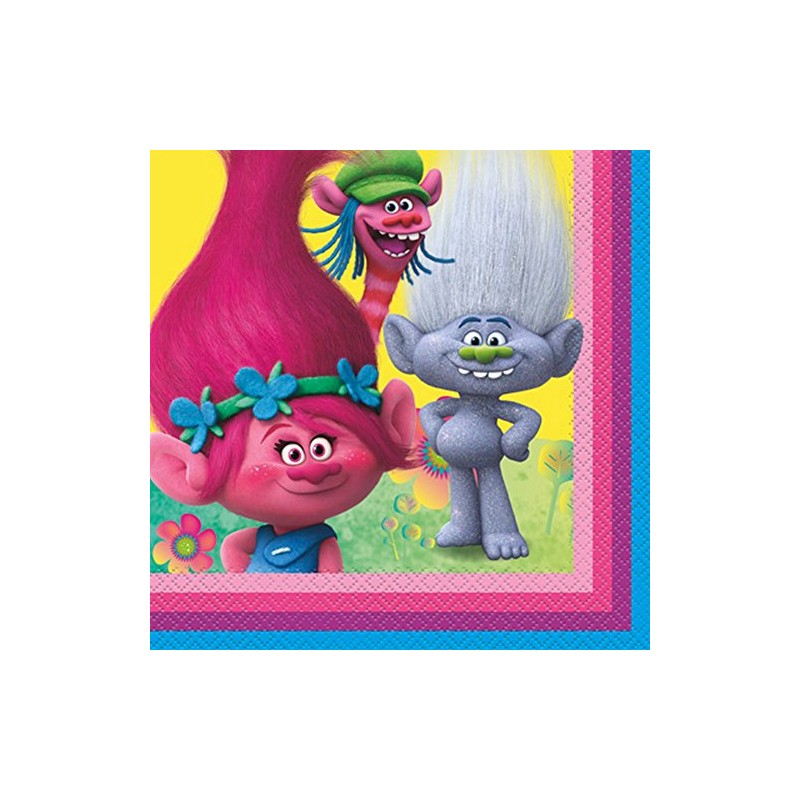 Unique 50682/U Trolls Luncheon Napkins 16ct.