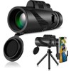 80X100 Monocular Telescope with Low Night Vision High Powered Monocular