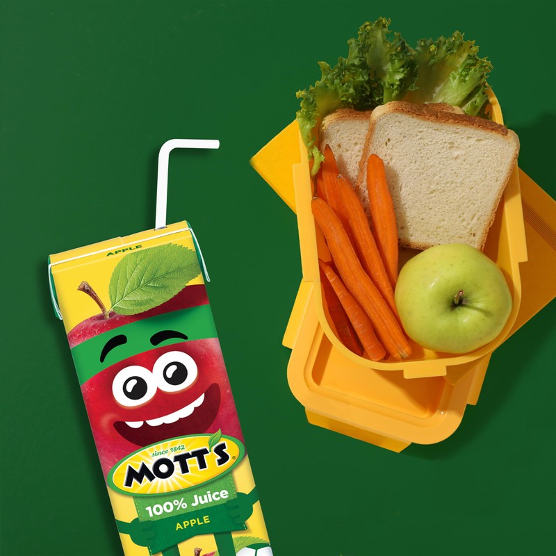 Mott's 100% Original Apple Juice, 6.75 Fl Oz Boxes, 32