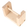 Wooden Yarn Holder 5.1in Long Sturdy Smoothing Rotatable Easy Assembly