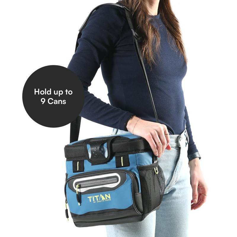 Titan by Arctic Zone 9 Can Zipperless Soft Cooler with