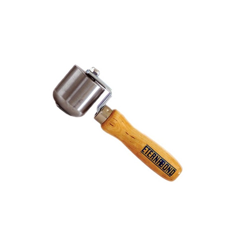 EternaBond 2.5 lb 2-1/2" Wide Curved-End Ball Bearing Steel Roller