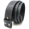 BC Belts Leather Belt Strap with Embossed Western Scrollwork 1.5"