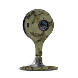 MightySkins Skin Compatible with Nest Cam Indoor Security Camera - Army Star | Protective, Durable, and Unique Vinyl Decal wrap Cover | Easy to Apply, Remove, and Change Styles | Made in The USA