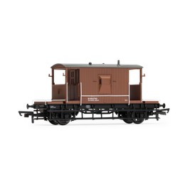 Hornby R60289 BR Brake Van Southern Region 950792 Freight Wagons, Brown
