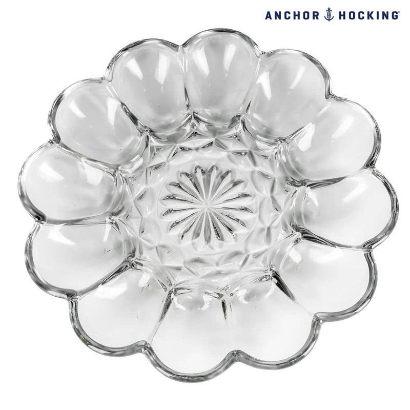 Anchor Hocking Company 10" Presence Egg Plate