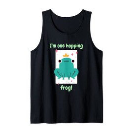 I'm One Hopping Frog Funny Cute Frog Designs Present Tank Top