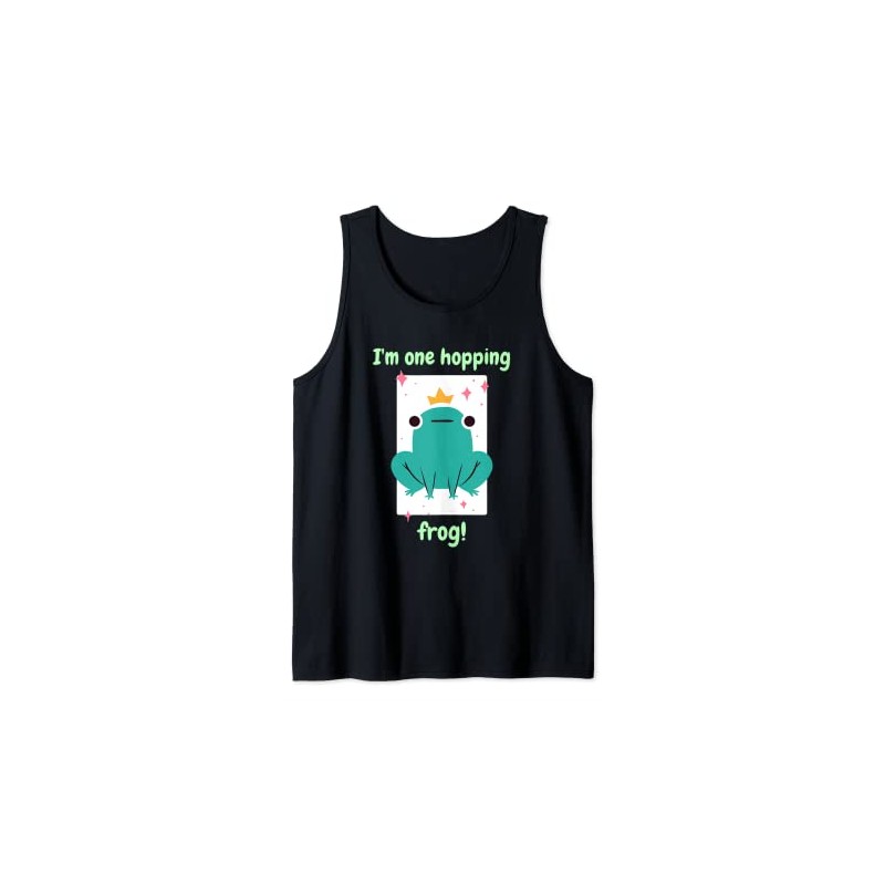 I'm One Hopping Frog Funny Cute Frog Designs Present Tank
