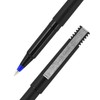 Sanford Uniball Roller Stick Pen, 0.5mm Micro Point, Blue Ink,