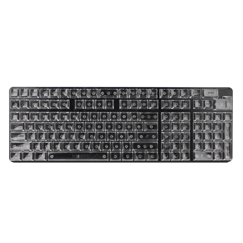 132 Keys Mechanical Keyboard Keycaps CBSA Height Transparent Ergonomic DIY