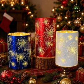 Set of 3 Celebration Hurricanes Firework Lights Christmas Decoration