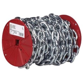Campbell Chain 3/16 Oval Link Carbon Steel Proof Coil Chain 3/16 in. Dia. x 100 ft. L - Total Qty: 1; Each Pack Qty: 1