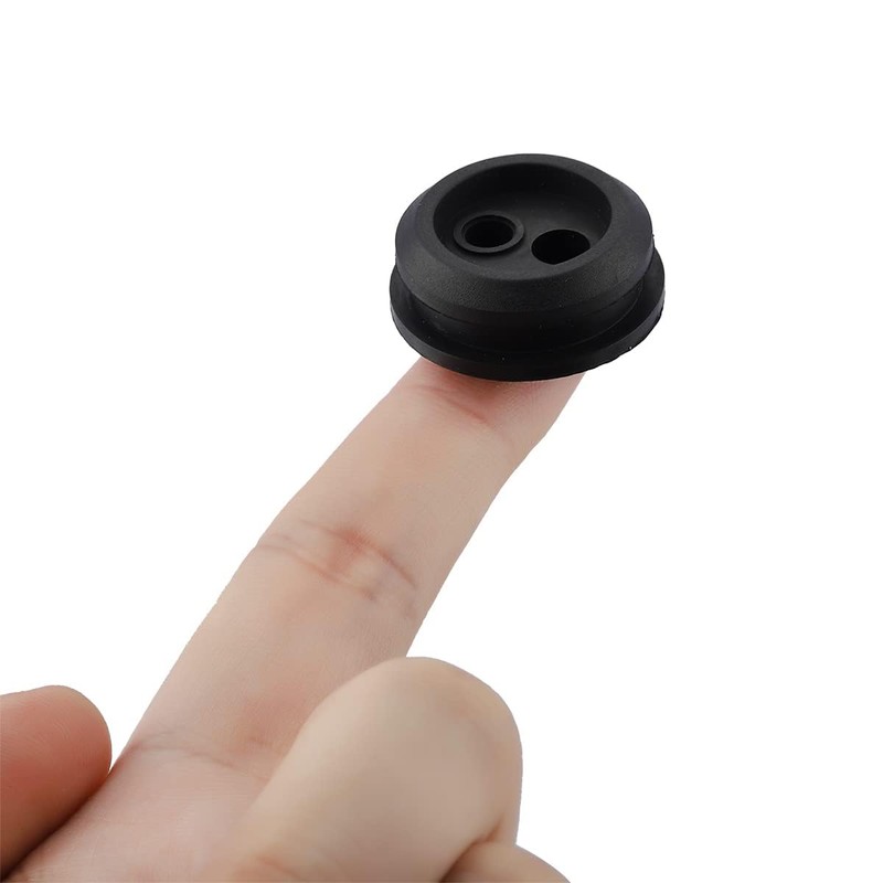 Hipa 7/8" (23mm) 2-Hole Fuel Tank Grommet Rubber for Toro