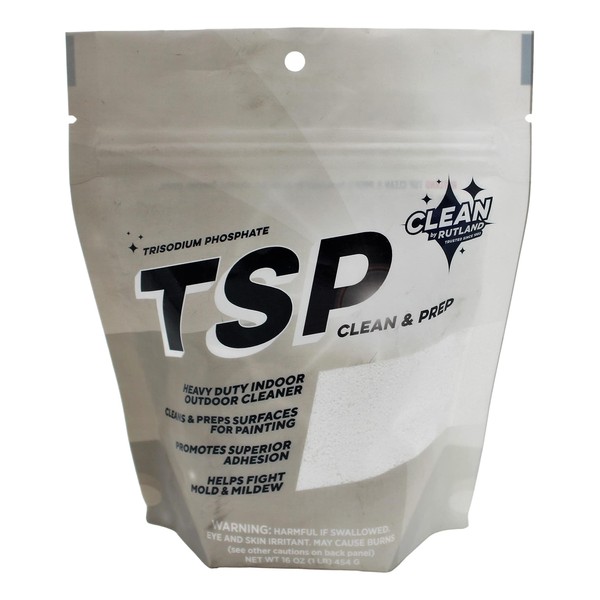 Rutland Products TSP Clean & Prep, Heavy Duty Cleaner, 1