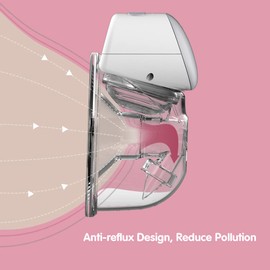 Eacam Wearable Breast Pump Hands Free Electric Single Portable Wearable Breast Cup 8oz/ 240ml BPA-Free 3 Modes 10 Suction Levels Comfort Breastfeeding Milk Collector with 24mm Flange