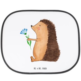 Mr. & Mrs. Panda Car Sun Protection Hedgehog Flowers - Gift, Get Well Wishes, Sun Protection Car Side Window, Sun Protection Film, Funny Sayings