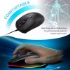 Unbranded USB 2.0 Optical Wired Scroll Wheel Mouse PC Laptop