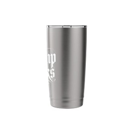 Anti Trump Gothic Calligraphy Streetwear Inspired Vibes Stainless Steel Insulated Tumbler
