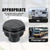 X AUTOHAUX 2pcs 63mm Universal Black Air Conditioning Vent Outlet