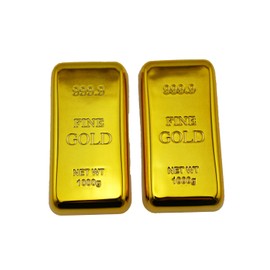 speed mao Magnetic Gold Bar Bottle Opener Bottle Opener, Gold, Set of 2