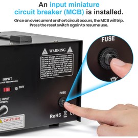 ANBULL DT-3000W Voltage Transformer Converter, 110V to 220V, 220V to 110V Step Up/Down Power Converter, Heavy Duty Voltage Converter 50-60Hz