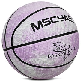 Rubber Basketball Size 5(27.5") for Kids Youth Indoor Outdoor Pool Play Games(Best Gift)