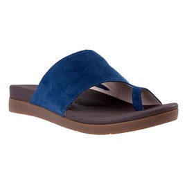 REVITALIGN Women's Sandbridge Sandal Slide, Marine Blue, 8