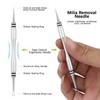VOGARB Professional Facial Milia Blackhead Remover Tool, Double Ended Titanium