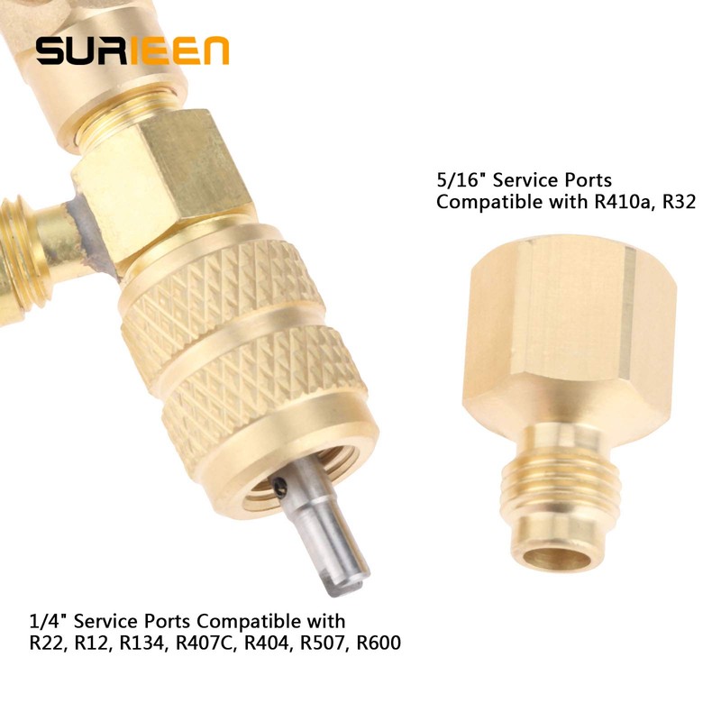SURIEEN R410A R22 Valve Core Remover & Installer Tool with