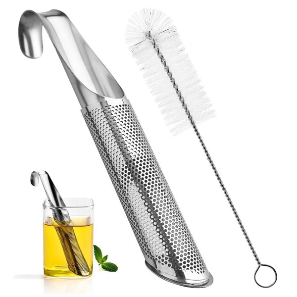 304 Stainless Steel Tea Infuser Set - Reusable Fine Mesh