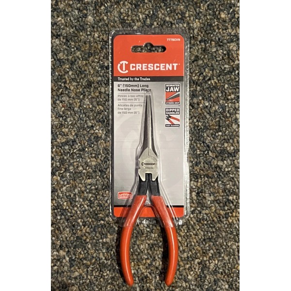 Crescent 6 in. Forged Alloy Steel Long Needle Nose Pliers