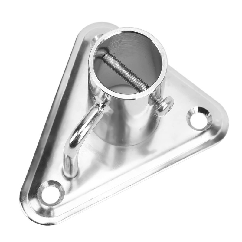 Flagpole Bracket, 90 Degree Flagpole Holder, 1" 316 Stainless Steel