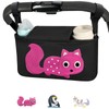 Universal Stroller Organizer With Cup Holders, Non Slip Straps Stroller