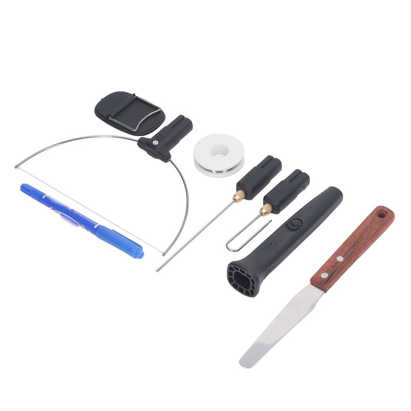 9Pcs Electric Foam Cutter Fast Heating Clean Smoothly Cutting Hot