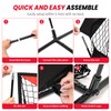 BAGAIL Football Throwing Net - 9 Target Pockets, Easy Setup,