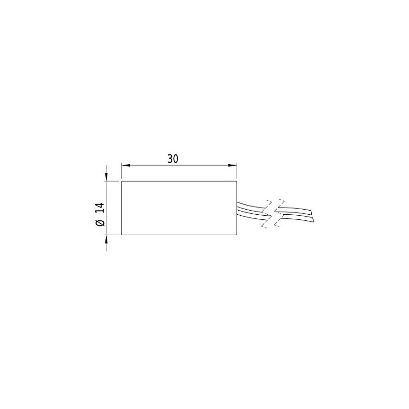 70137019 Spot Laser, Infrared, 850 nm, 0.7 mW, 4 V