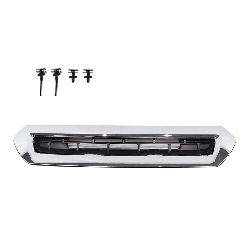 Chrome Hood Air Ven-t Compatible With 2017 2018 2019 GM-C