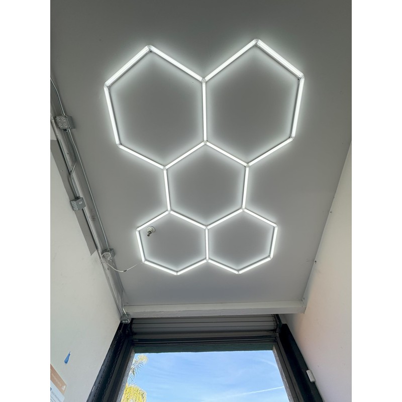 Generic Modern Hexagon LED Lights - Set of 5 Touch