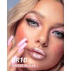 MAKI YIKA- Lápiz labial rosa metálico para mujer, lápiz labial
