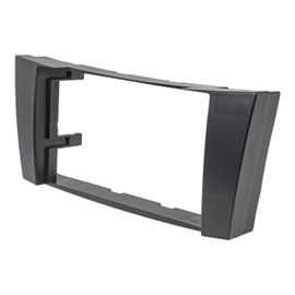 tomzz Audio 2434-026 Double DIN Radio Faceplate Compatible with Mercedes E-Class W211 CLS C219 Black