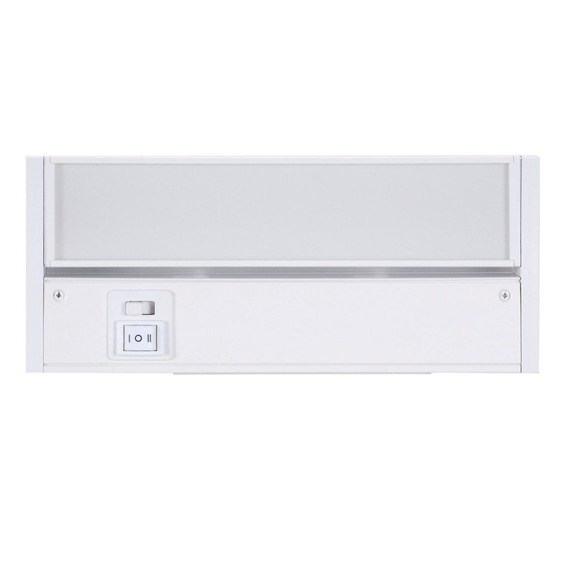 GetInLight 3 Color Levels Swivel LED Under Cabinet Light, Glass