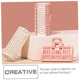 Baluue Stylish Women Clip Hair Rollers Clips 4pcs Bangs Curling Rollers for Hairstyling Random Color