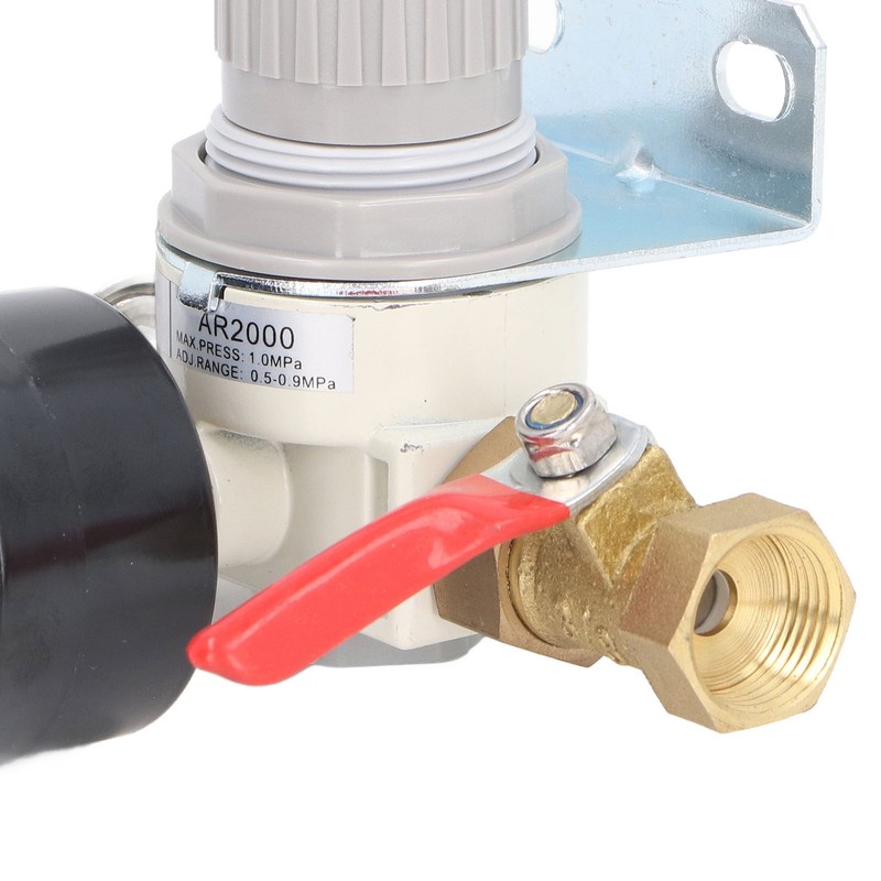 3/8in NPT Air Compressor Regulator with 0 to 1 MPa