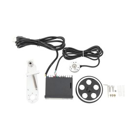 HOTSTORE 110V Digital Length Meter Counter Mechanical Length Counter Single Measure Wheel Unit in Feet Meter with Control Function 0-999999