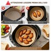 AiQInu Carta Forno Per Friggitrice ad Aria,100 Pezzi 20cm Carta